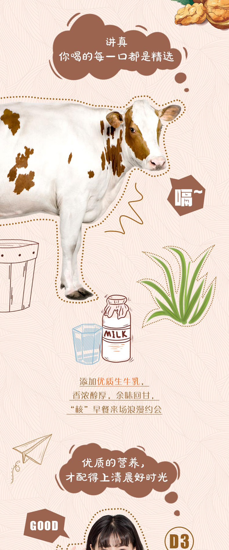 蒙牛 早餐核桃奶 250ml*16盒整箱 图2