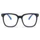 Reading glasses for men and women, high-definition fashion, long-sighted eyes, large-frame transparent anti-blue light glasses for the elderly, aging light