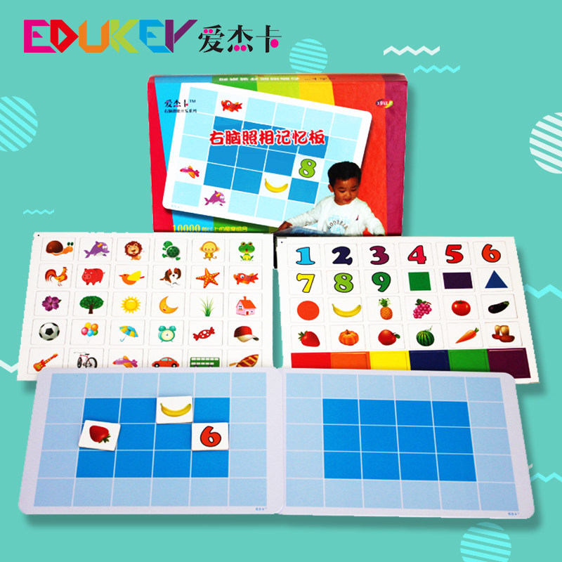 Instant Right Brain-camera Memory Board Jigsaw Puzzle Desktop Game Children Puzzle Force Early Education Toys Learn Parent-child Interaction