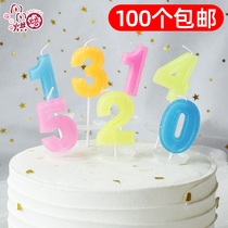 Birthday Party Supplies Birthday Cake Decorative Supplies Birthday Candles Children One-Year-Old Baby Romantic Digital Candles