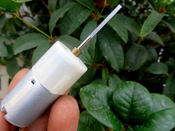 DC 140 decelerated motor large torsion plastic metal gearshifting gear 6V 142 turn DIY