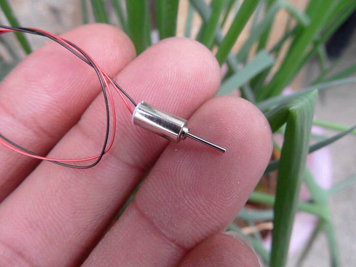 408 hollow cup high speed aeromodello motor DC 3V 55000 turn line length about 150mm miniature small motor