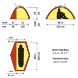 Шведский Хиллеберг Черный лейбл Soulo BLL Outdoor Open Camp Потолки супер светло