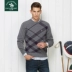 Áo len nam chất lượng của St. Paul mùa thu và mùa đông len mới + áo len cashmere pha trộn áo len giản dị cổ tròn - Áo len Cashmere