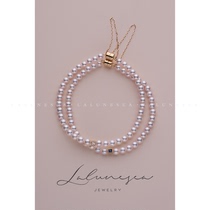 The Moon is a sea star fresh water clear mirror light nuclear Aurora pearl bracelet bracelet.