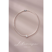 The Moon is the sea · hides the gentle niche fashion baroque pearl neck chain female Aurora freshwater pearl necklace