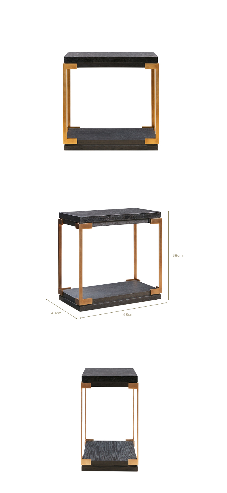 Tao có nguồn gốc từ Hoa Kỳ Bàn giải trí Ryker Đồ nội thất phòng khách Bàn đá granite Bàn bên cạnh Bàn vuông nhỏ - Bàn ghế ngoài trời / sân bàn ghế ngoài trời giá rẻ