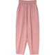 Small eight-point carrot pants for women summer thin high-waisted slimming granny pants loose wide-leg nine-point casual harem