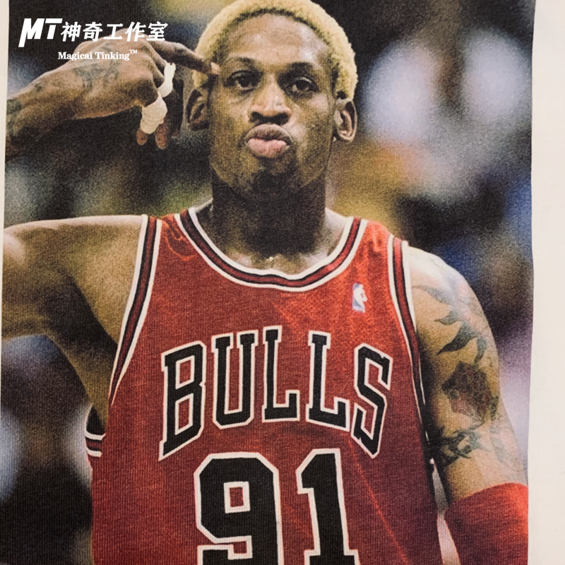 Dennis Rodman the Worm Basketball Tee/Tshirt Dennis Short-Sleeve T-Shirt Dennis Rodman the Worm Basketball Tee/Tshirt Dennis Short-Sleeve T-Shirt