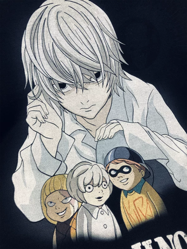 Пуховый свитшот Death Note Kyotaro, круглым вырезом, толстый хлопок, аниме манга