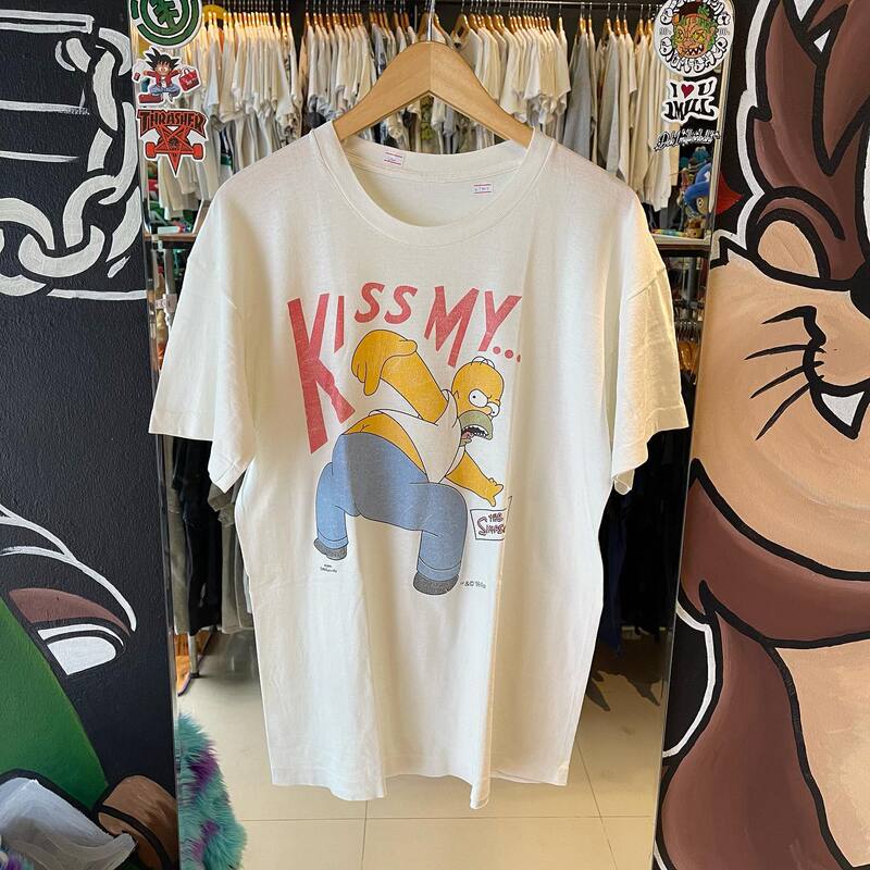 The Simpsons Homer Jaysimpson Short Sleeves Simpsons Anime Short-Sleeved T-Shirt