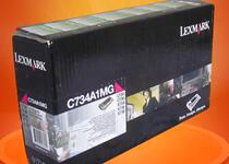 (Original Licensed)Lexmark C734A1MG Red Powder Cartridge C734 C736 C738 X738 Ink Cartridge