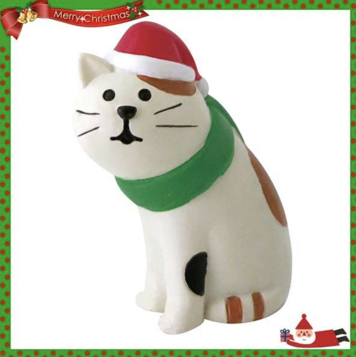 Genuine decole Merry Christmas 2015 Sanmao cat