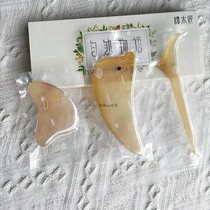 Carpenter Tans new gift box white corner facial scraping board jade rabbit dolphin calla lily corner polishing beauty tool