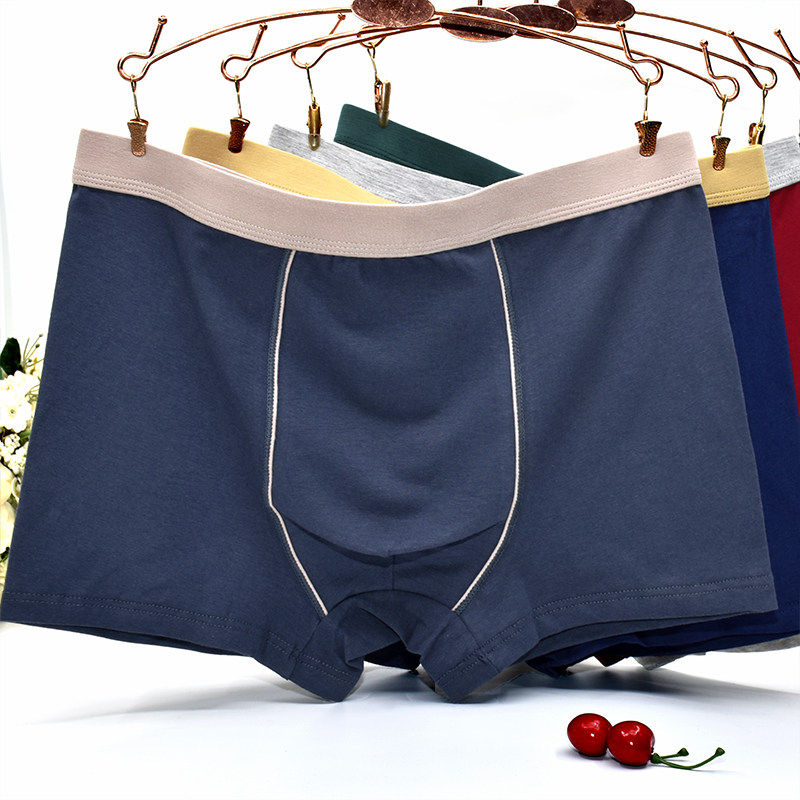 Men's fat plus cotton underwear Men's loose fat shorts Summer large size fat boxer shorts boxer shorts head