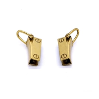 Позолоченная золотая (одна пара)