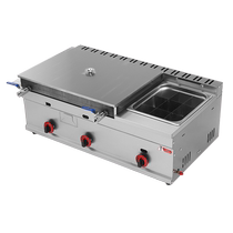 Pan-fried dumpling machine commercial gas-fired potato pancake special pot pan-fried dumpling machine pancake pot Teppanyaki stall