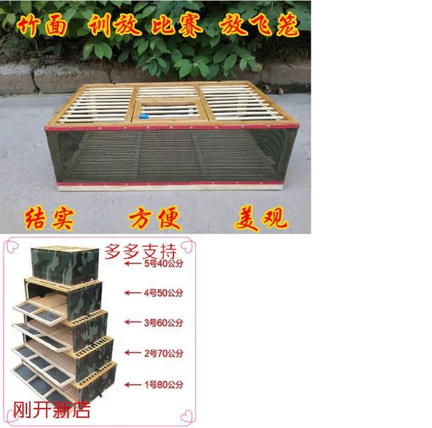 Lồng chim bồ câu bằng gỗ gấp cạnh tranh Huấn luyện chim bồ câu lồng chim bồ câu bay lồng huấn luyện lồng đua - Chim & Chăm sóc chim Supplies lồng cu gáy