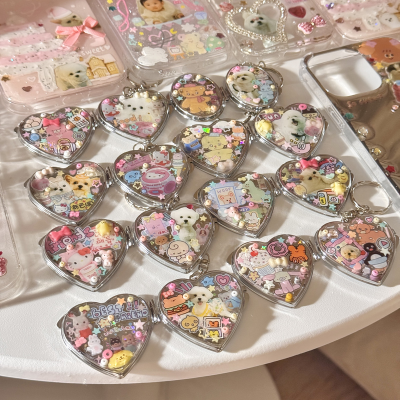 Gifts for Dogs |   Original Pet Accessories | Small Mirror, Small Pill Box, Keychain, Phone Clip, Bag Pendant
