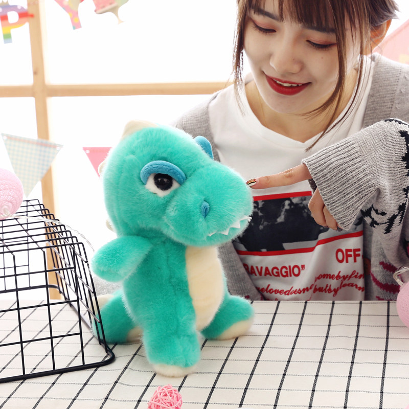 Ruiyi Simulation Dinosaur Plush Toy Tyrannosaurus Rex Doll Cute Cartoon Children's Toy Dinosaur Girl Gift