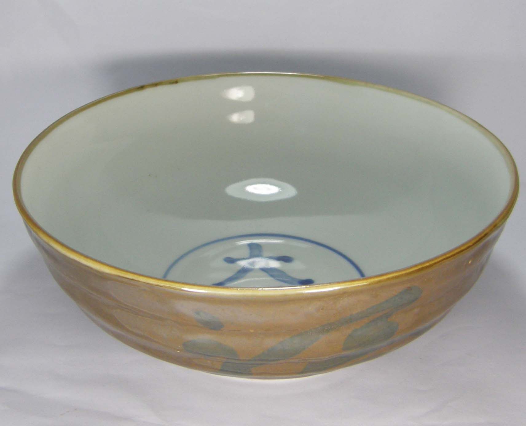 Jingdeg factory old porcelain antique high temperature color glaze glaze pottery glaze pottery hand painted with 19 soup bowl