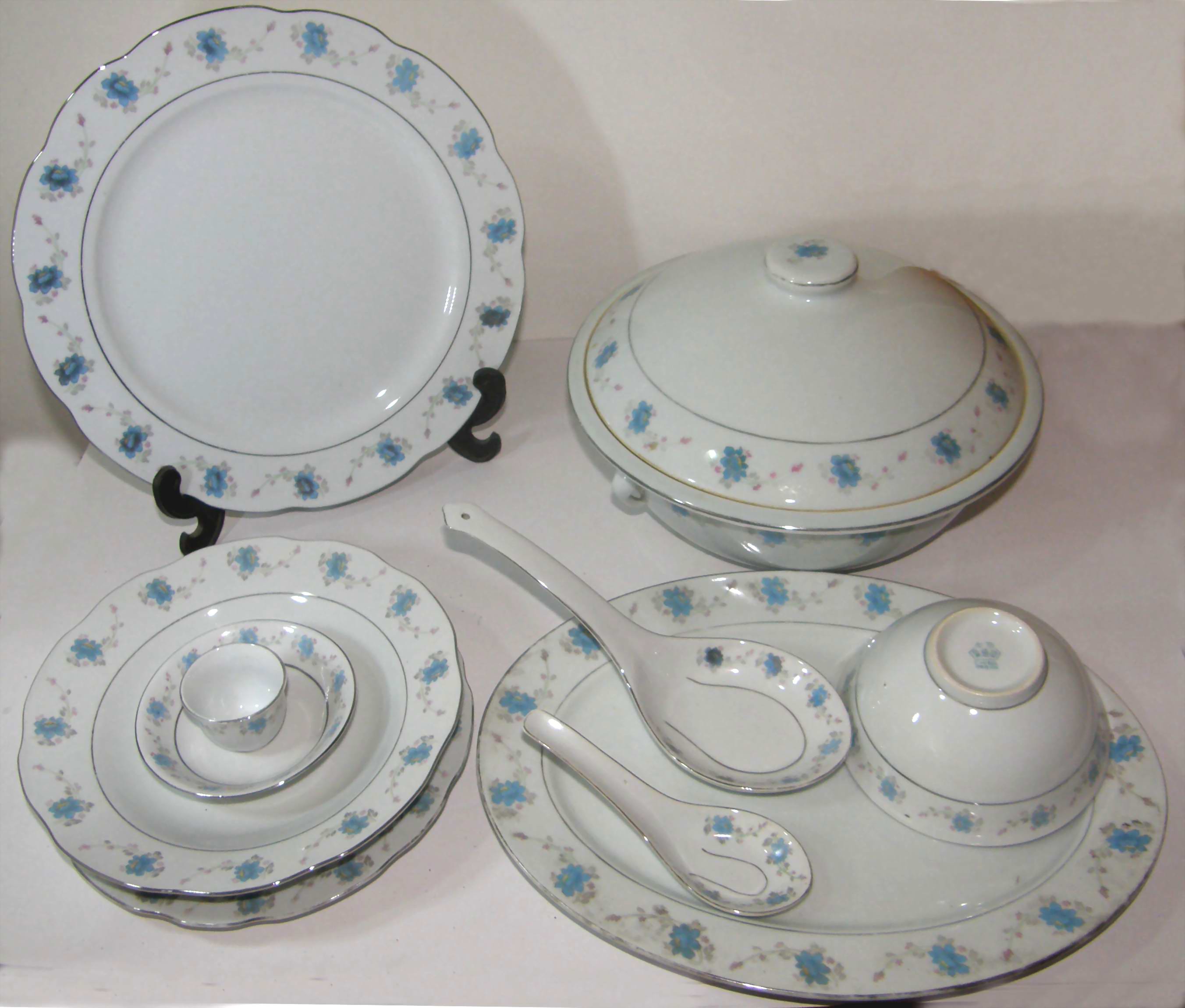 Jingdezhen Porcelain Original Jingdezhen state-owned factory products traditional old porcelain 54 tableware