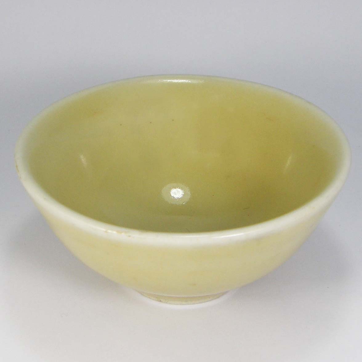 Jingdezhen factory goods old porcelain imitation ancient overseas custom porcelain yellow glaze 9CM small tea bowl tea flush small soup bowl rice bowl-Taobao