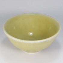 Jingdezhen factory goods old porcelain antique overseas custom porcelain yellow glaze 9CM small tea bowl tea cup small soup bowl rice bowl