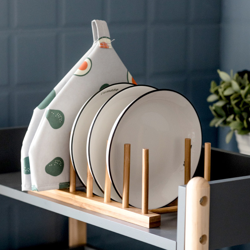 Kitchen Shelf Placing Bowl Tray Subrack Containing Small Number Leash Dinner Plate Bowl Tray Rack Pan Rack Lid Rack Cutting Board Rack