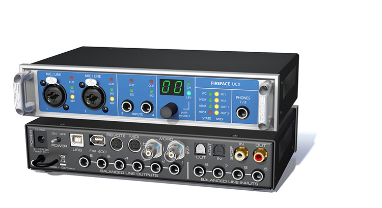 RME Fireface UCX USB Firewire Sound Card RME UCX Audio Interface Audio Workstation