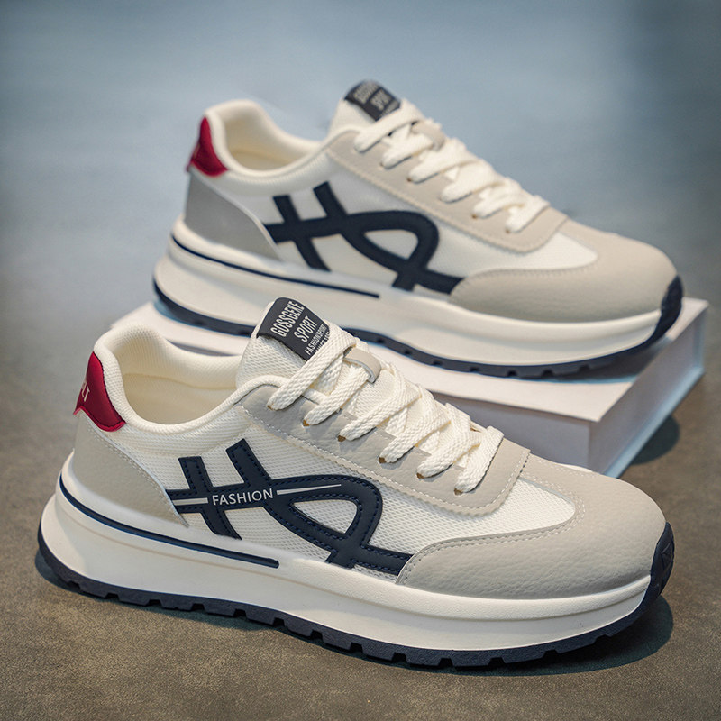 Men's Shoes 2026 New Winter Student Trendy Brand Versatile Sports Casual Running Non-Slip Travel Thick-Soled Dad Shoes