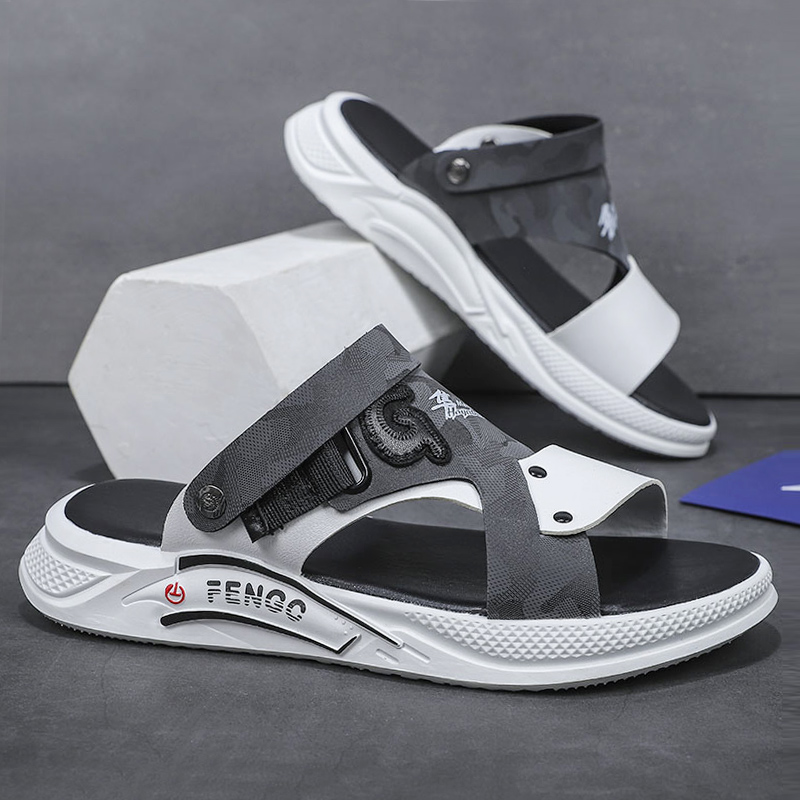 Sandshoes Men's Summer 2022 New Trends Casual Beach Slippers Outdoor Dual-use Non-slip Sports Soft Underfloor Sandals