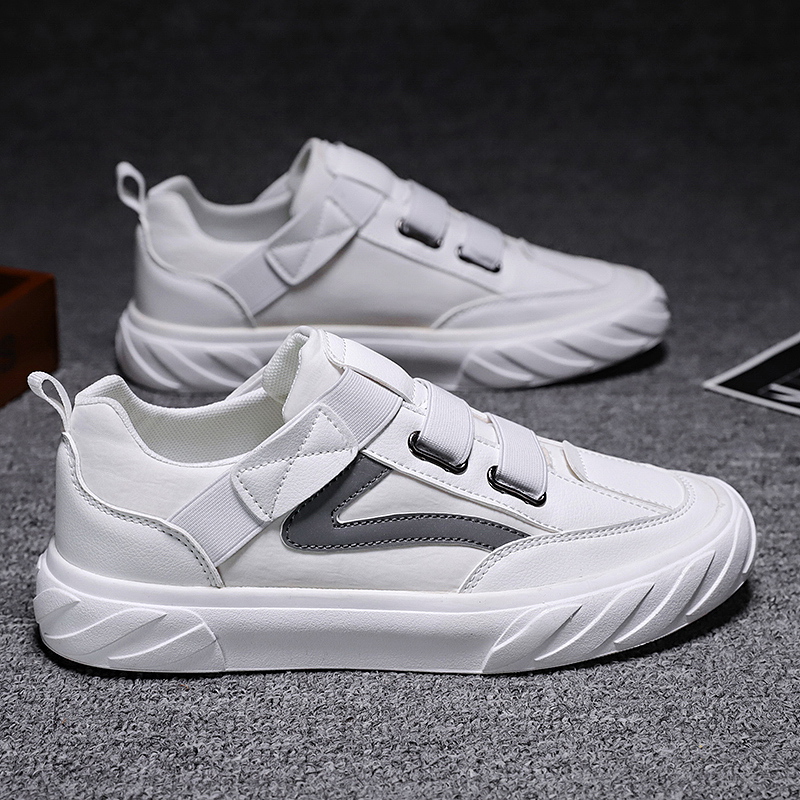 Summer Men Shoes 2022 New Casual Leather Face Small White Tide Shoes Trends 100 Hitch Low Help Canvas Board Shoes Korean Version Shoes