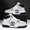 Putian High-Top Men's Shoes, Versatile Casual Sports Sneakers for Winter, Mid-Top Trendy Brand with a High-End Feel, Thick-Soled Trendy Shoes for Teenagers