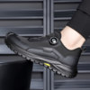 Rotating Buckle Men's Shoes 2025 New Winter Versatile Casual Sports Outdoor Hiking Lace-Free Breathable Non-Slip Trendy Shoes