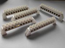 Terminal 7 sections 10 sections 12 sections Bridge type universal zero wire ground line zero row ground row plastic housing terminals