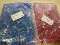 Jinfeng terminal SV2-4 fork pre-insulated terminal cold-pressed lug end red blue yellow 1000 only package