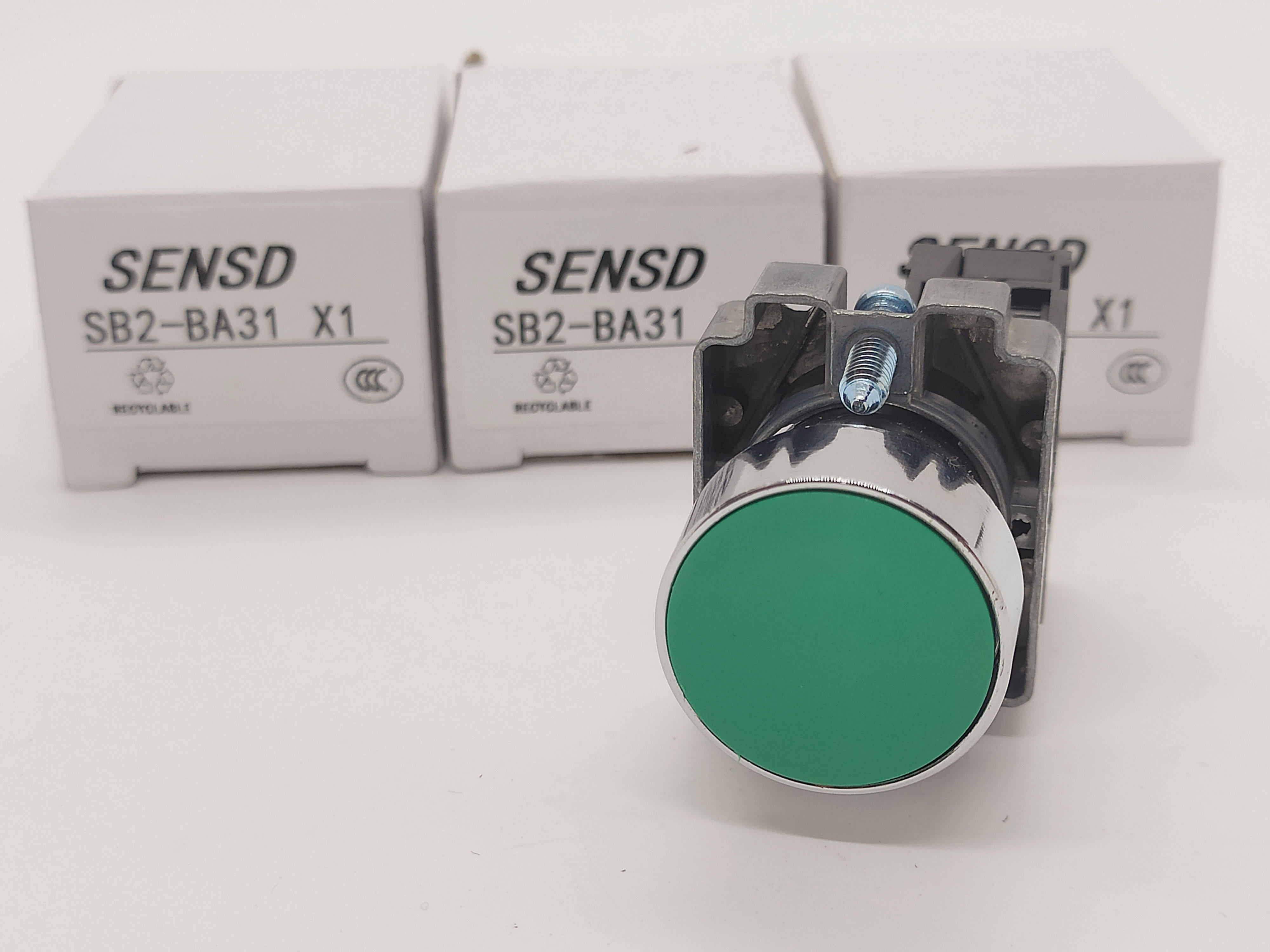 SENSD button switch SB2-BA31 42 51 self-duplex flat button XB2 button switch single group often open contact point