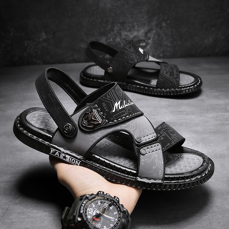 Sandals Men's Summer Breathable 2022 New Casual Sandals Beach 100 Hitchhiking Outdoor Dual-use Slippers