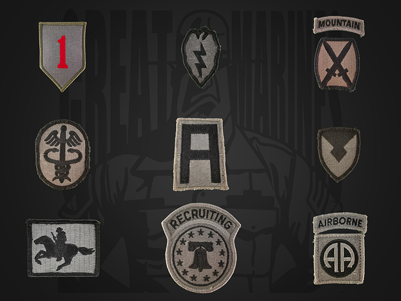 Handling US original goods US ARMY Army UCP Color SSI Unit arm Chapter of the United States