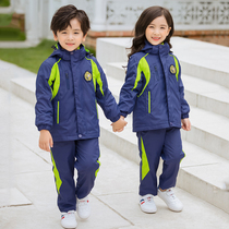 Autumn and winter clothes class clothes kindergarten Garden clothes plus velvet children winter sportswear for primary and secondary school uniforms