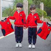 Autumn and winter clothes kindergarten Garden clothes for men and women winter sportswear thickened primary school uniforms class uniforms three sets