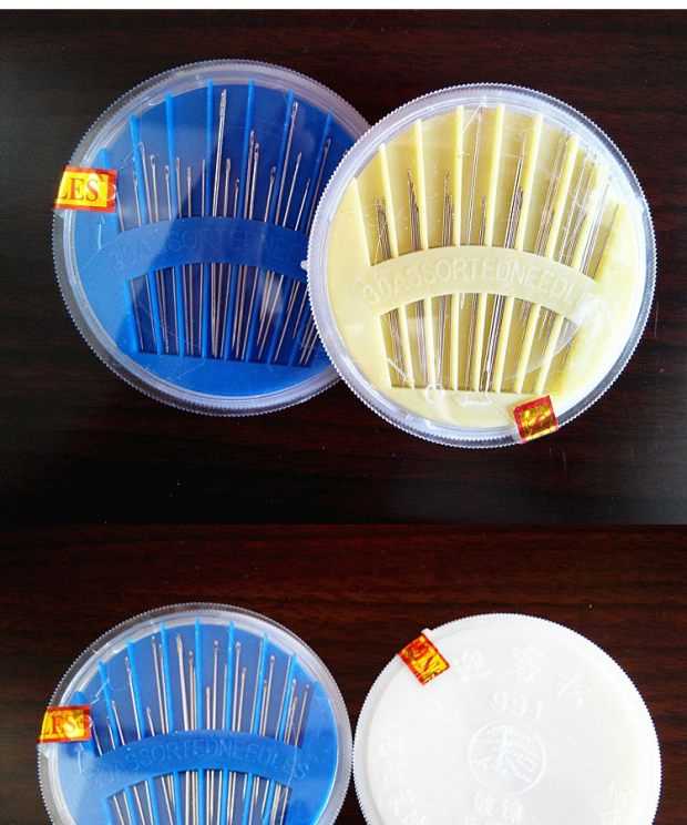 Hàn Quốc công cụ may gia đình công cụ may chéo công cụ khâu chéo ngón tay bộ kim của hộp kim 24 - Công cụ & vật liệu may DIY kim may công nghiệp
