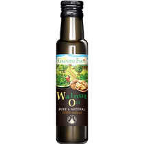 Grandpas Farm Baby Hot Stir-fried Oil Imported Cool Mix Walnut Oil Linseed Oil 100ml Send Baby Spoon