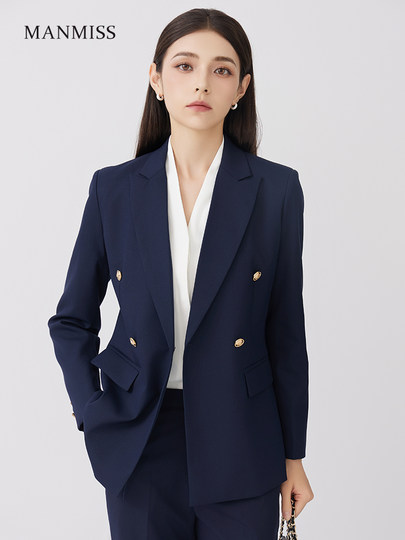 曼斯MANMISS西装套装女职业事业通勤面试公考正装外套高级感西服