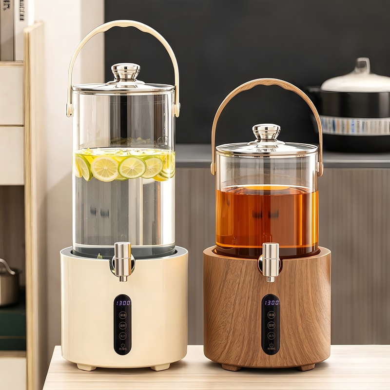 Tea Brewing Bucket Tea Maker 2026 New Model Smart Tea Brewing Bucket Full Glass Commercial Hotel Large Capacity Health-Preserving Flower Tea Bucket Tea Brewing Bucket Tea Maker 2026 New Model Smart Tea Brewing Bucket Full Glass Commercial Hotel Large Capacity Health-Preserving Flower Tea Bucket