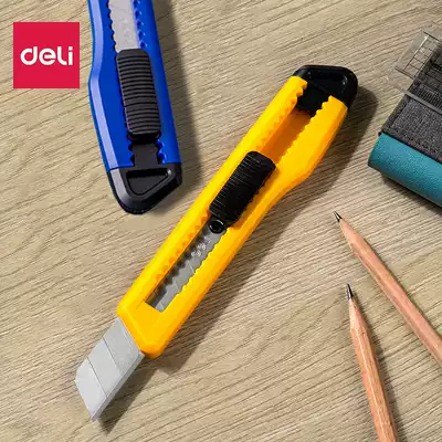 Del art knife large size economic model large knife 2001 paper cutter wallpaper knife with blade knife holder wholesale