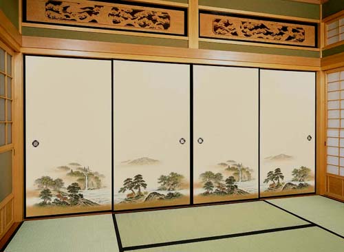 Datang Japanese Forthma Gate Painted Door Cabinet Door and Chamber Door Sliding Door Flat Door Tatami Sliding Door Customized