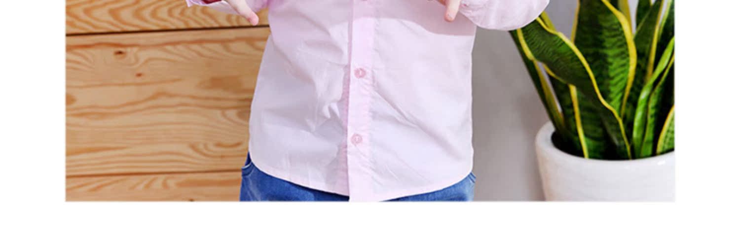 Qi Qi Xiong Chàng trai và cô gái Lapel Áo sơ mi dài tay Áo sơ mi cho bé mùa xuân Quần áo hoạt hình Casual Top áo sơ mi cho bé trai