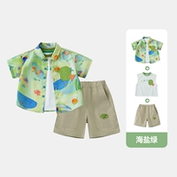 Рубашка, комплект, морская соль, 3 предмета